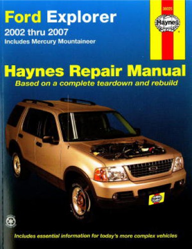 2003 ford explorer manual download
